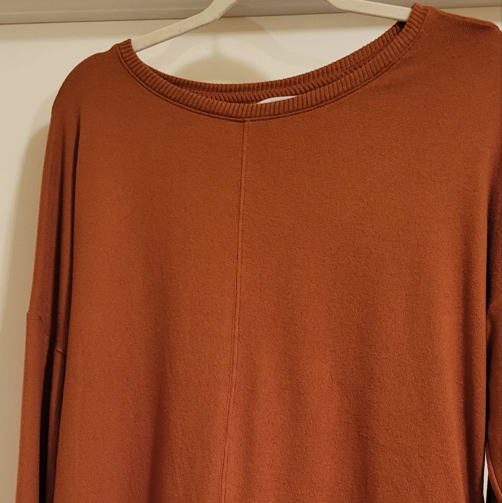 Time And Tru Hacci Tunic Color-Spice. Size L